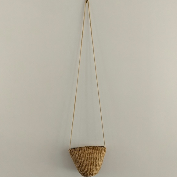 Woven sttaw crossbody bag - Picture 1 of 3